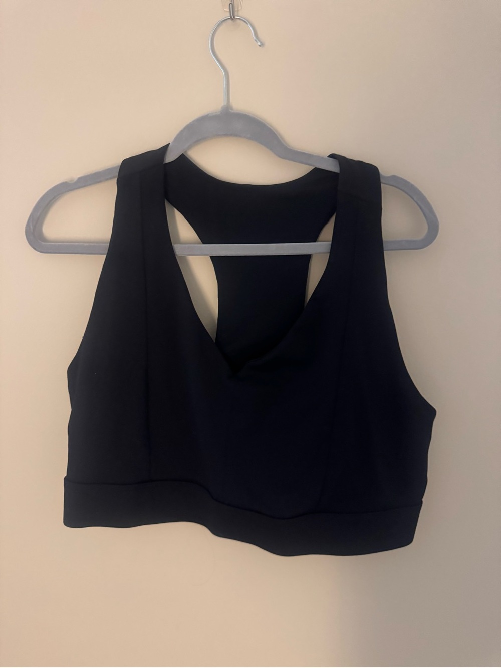 Fabletics Black Racerback Sports Bra